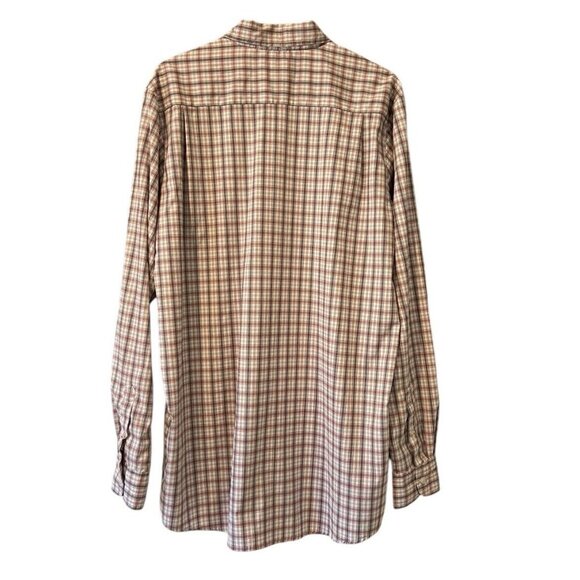Wrangler Authentics Shirt Mens Size Large Plaid Pocket Long Sleeve Button Down - Picture 2 of 14